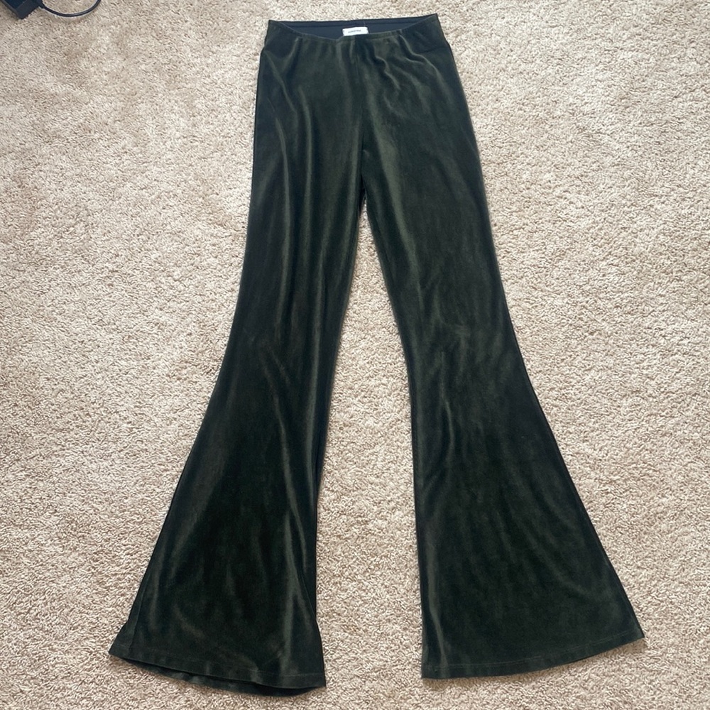 Velvet High waisted Flare pants